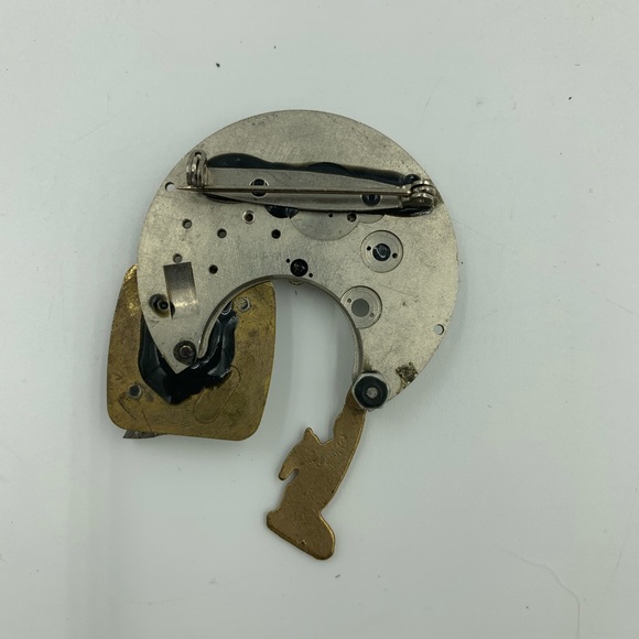HOST PICK! Anthropologie Steampunk Brooch Pin Vintage - Picture 2 of 2